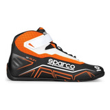 Sapatilha Kart K Run Sparco - Preto / Laranja Fluo 42 Br