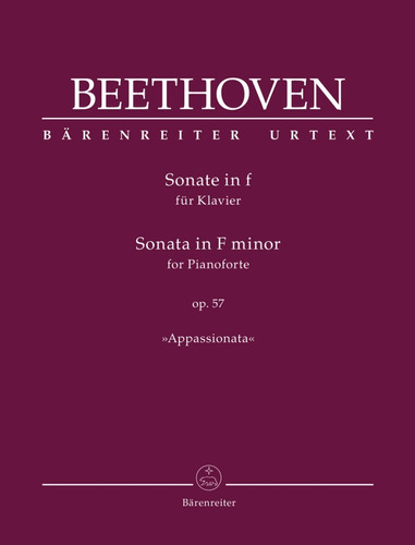 Sonata Piano Appassionata Op. 57 Beethoven Partitura Urtext