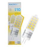 Lampara Bipin Led 4w G4 12v Macroled Pack X 10