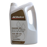 Aceite Para Motor Acdelco 5w40 Sintético 4 Litros