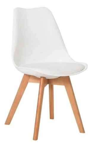 Cadeiras Charles Eames Leda Design Base De Madeira Tulipa