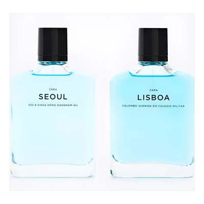 Perfume Zara Lisboa + Seoul Eau De Toilette Hombre 90ml | Envío gratis