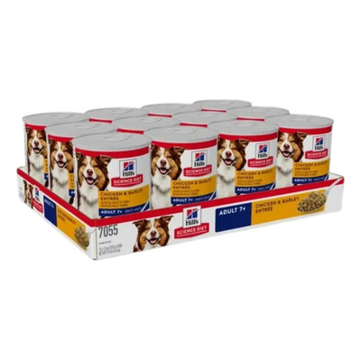 Hill's Science Diet Adult 7+, Alimento Húmedo Para Perros Senior, 12 pack de 369g | Envío gratis