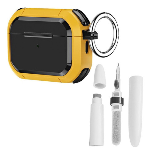 Funda Uso Rudo Para AirPods Pro 2a Gen. Y Pluma Limpiadora