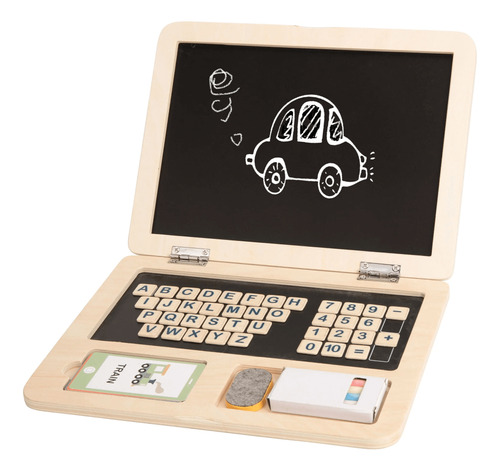 Notebook De Madeira - Brinquedo Educativo Tooky Toy