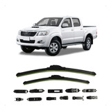 Kit 2 Escobillas Flex Toyota Hilux 2011 2012 2013 2014 2015