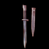 Cuchillo Bayoneta Acero (con Vaina) - Militaria  - B07