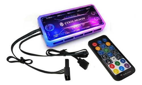 Controlador De Música Del Ventilador De Iluminación Rgb Cool