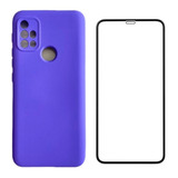 Capa Capinha De Silicone Compatível Moto G10 G20g30+película