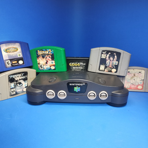 Nintendo 64 Standard Color Negro Dos Mando 6 Juegos