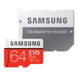 Tarjeta De Memoria Samsung Micro Sdxc 64gb Clase 10