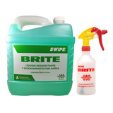 Brite 5l + Aplicador Quita Sarro Desinfectante  Para Baños