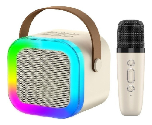 Caixa De Som Microfone K12 Infantil Bluetooth Autotuning