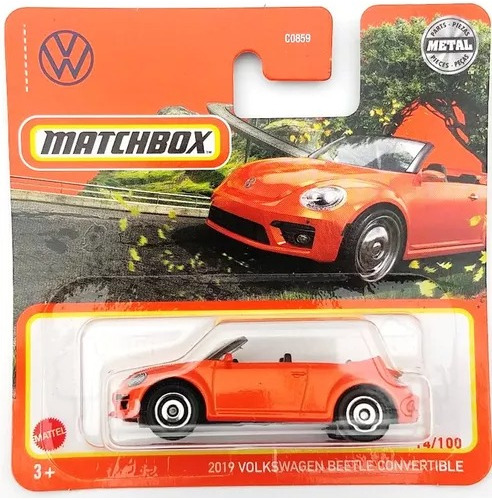 Matchbox Carro 2019 Volkswagen Beetle Convertible+ Obsequio 