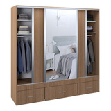 Placard Vestidor Combinable Premium 220x220 Espejo 530-1 Tex