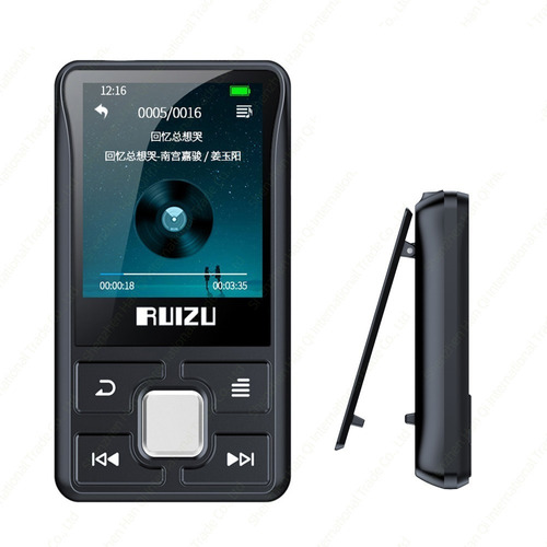 Reproductor De Mp3 Bluetooth Ruizu X55 Clip Sports