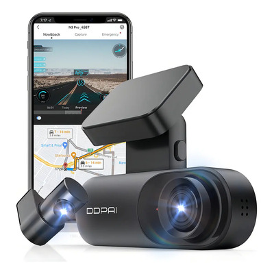 Ddpai N3pro Cámara Frontal Y Trasera De 2.5 K Wifi Gps 512g | Envío gratis