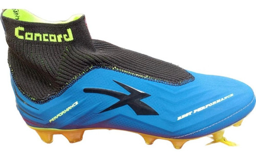 Zapatos Concord Fútbol Soccer Tachos S178 Calcetín
