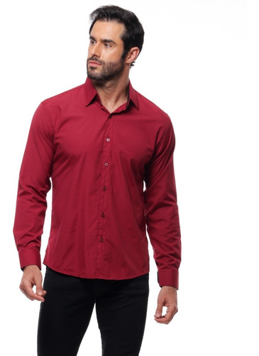 Camisa Social Masculina Slim Fit Luxo Varios Modelos