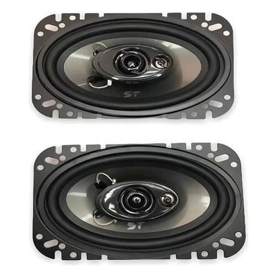 Bocinas Scandaltek 4x6 25w Rms 250w Max St-sp461 Color Negro | Envío gratis