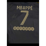 Jersey Psg Autografiado Kylian Mbappe (certificado) 2023