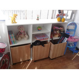 Mueble Organizador De Juguetes Con Cajones Con Ruedas