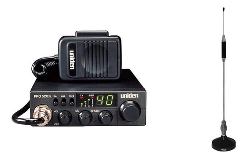 Radio Cb De 40 Canales Pro520xl Pro Series. Diseño Compacto.