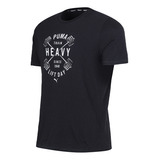 Remera Puma Entrenamiento Graphic Negra Solo Deportes