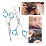 Set 2 Tijeras Profesional Corte Pelo Filo Navaja+ Desmechado