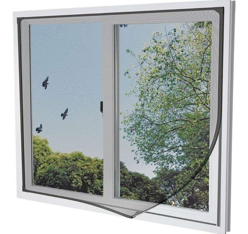 Cortina Malla Anti Mosquitos Ventana Con Iman De 150x180cm