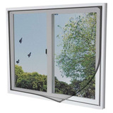 Cortina Malla Anti Mosquitos Ventana Con Iman De 150x180cm