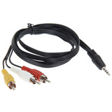 Cable Video Compuesto 3.5 Mm Trrs A 3 Rca - Factura A / B