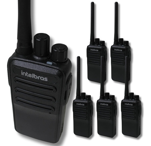 Kit 6 Rádios Comunicador Intelbras Rc 3002