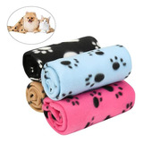 10 Mantinhas Soft Pet Cobertor Fofo P/ Cães E Gatos 75x60cm