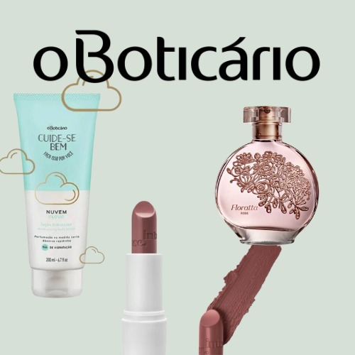 Kit O Boticário Perfume + Hidratante + Batom