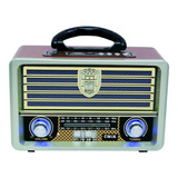 Radio Recargable Vintage Bluetooth Fm