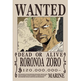 4 Poster Recompensas One Piece Antiguas    De 21cmx29cm