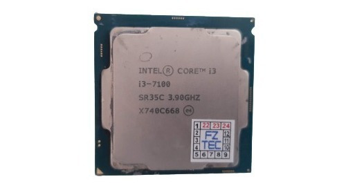 Processador Intel I3 7100 Sr35c 3.90ghz C/ Frete Gratis E Nf