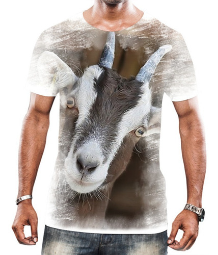 Camisa Camiseta Animais Da Fazenda Cabra Cabrito Bode Hd 7