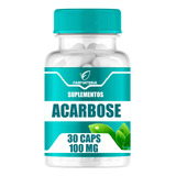 Acarbose 100mg 30 Cáps Retarda A Digestão De Carboidratos
