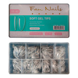 Unhas Postiças Tips De Gel Soft Gel Fan Nails  500 Peças