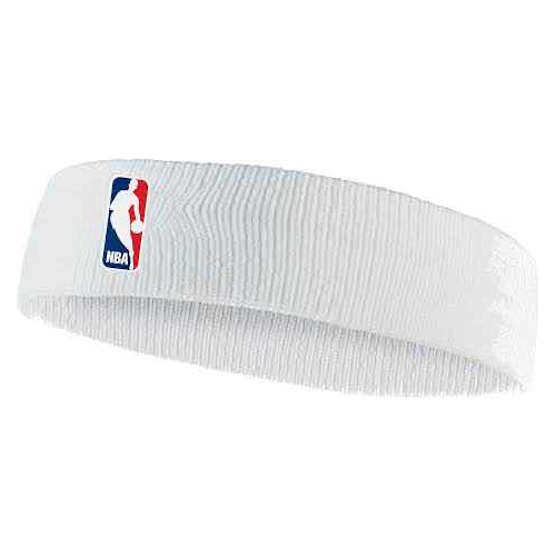 Headband Básquetbol Nba Blanca Unitalla Banda Cabeza