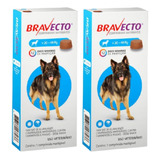 Bravecto Combo 2 Unid 1000 Mg Comprimido Cães 20 A 40 Kg