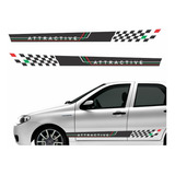 Kit Adesivo Faixa Fiat Palio Attractive Italia