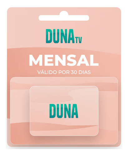 Recarga  Duna Tv Mensal 