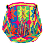 Bolsas Wayuu Con Diseño Varios Colores