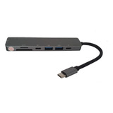 Adaptador Usb-c 7x1 Pd Usb X3 Sd Tf Compatible Con Hdmi 4k