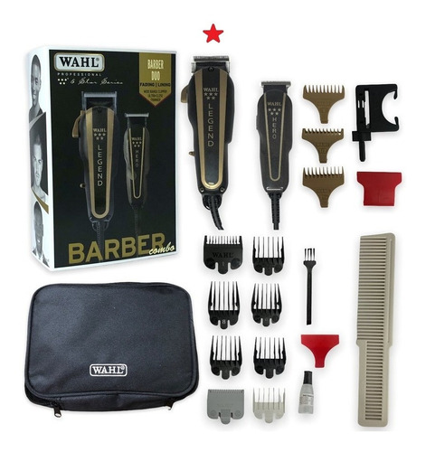 Wahl Barber Combo Legend Hero Profesional Uso Rudo Barbería