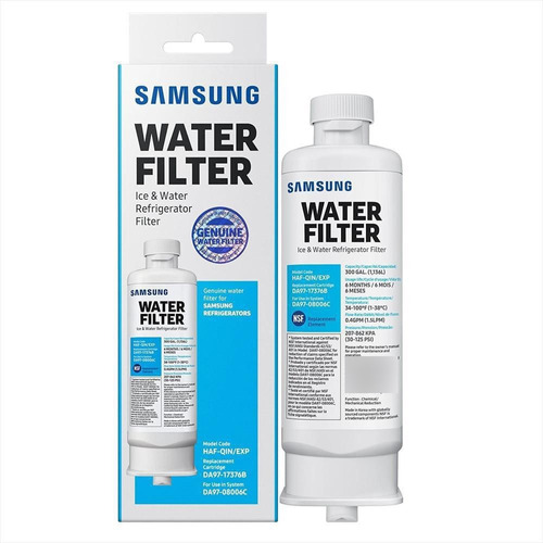 Filtro De Agua Nevera Samsung  Da97-17376b Haf-qin /exp