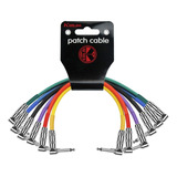 Cables Para Pedales Parcheo Guitarra Colores 1ft